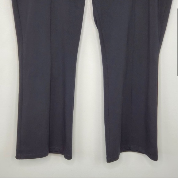 Susan Graver Weekend Black Premium Stretch Mini Bootcut Ankle Pants, XL - Picture 3 of 11